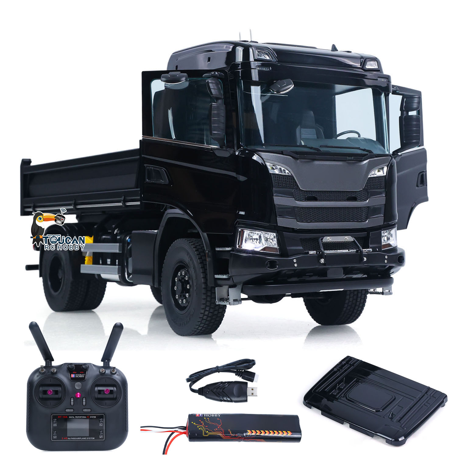 Rc Hobby Dump Truck - Caminhão Basculante RC 1/14 CNC 4x4