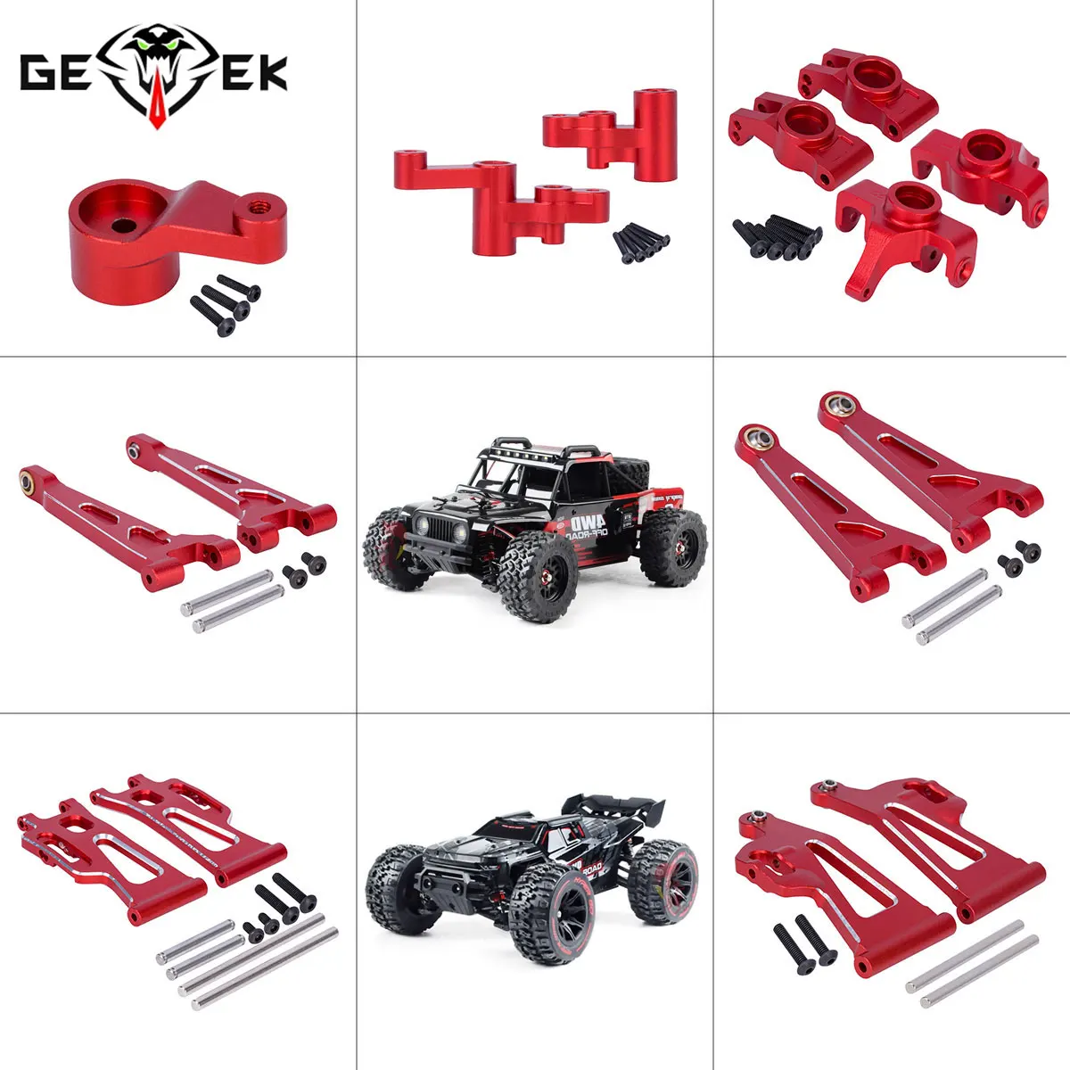Rc Hobby Drift Car - Kit de Braços de Direção CNC