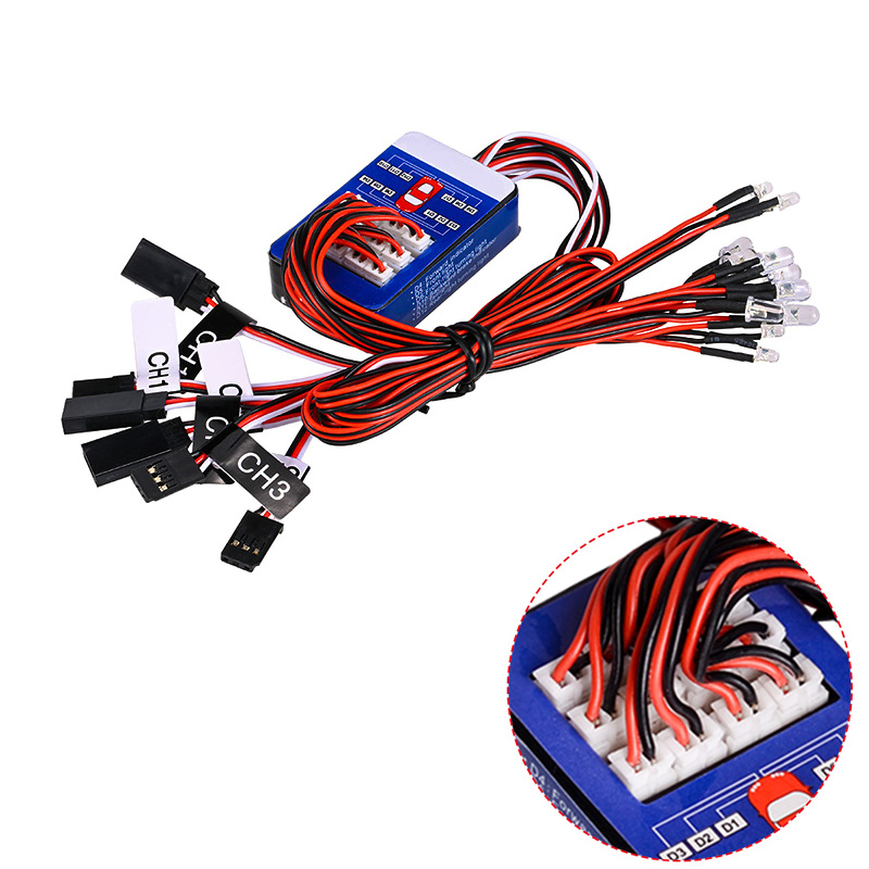 Rc Hobby Drift Car - Kit de Sistema de Iluminação LED