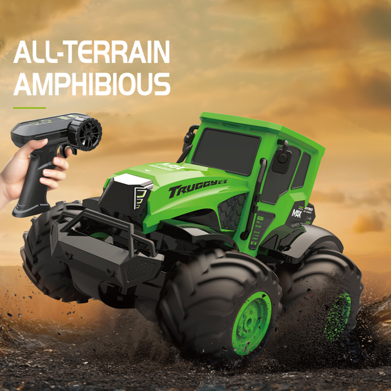 Rc Hobby Dump Truck - Carro RC Anfíbio Escala 1:14, Totalmente