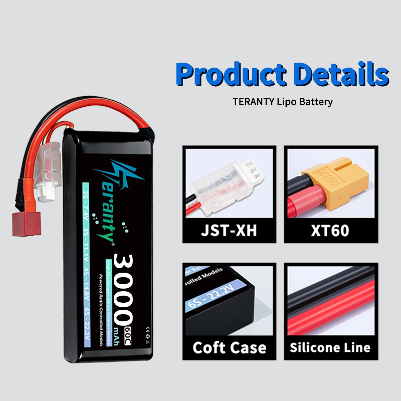 Bateria Lipo TERANTY 2S 3000mA - Rc Hobby Rc avaliação e preço