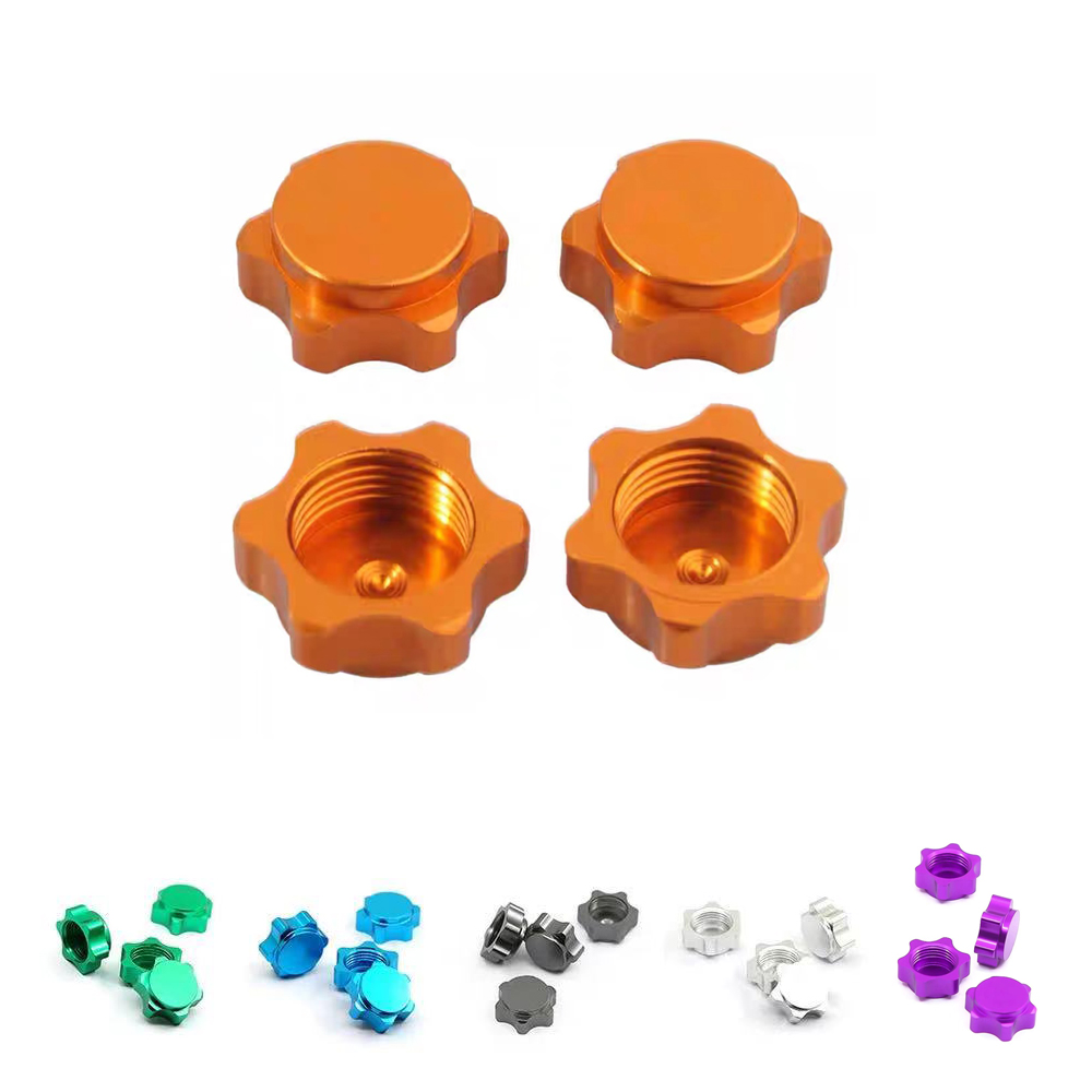 4 pçs 17mm cubo da roda encant - Rc Hobby Nut avaliação e preço