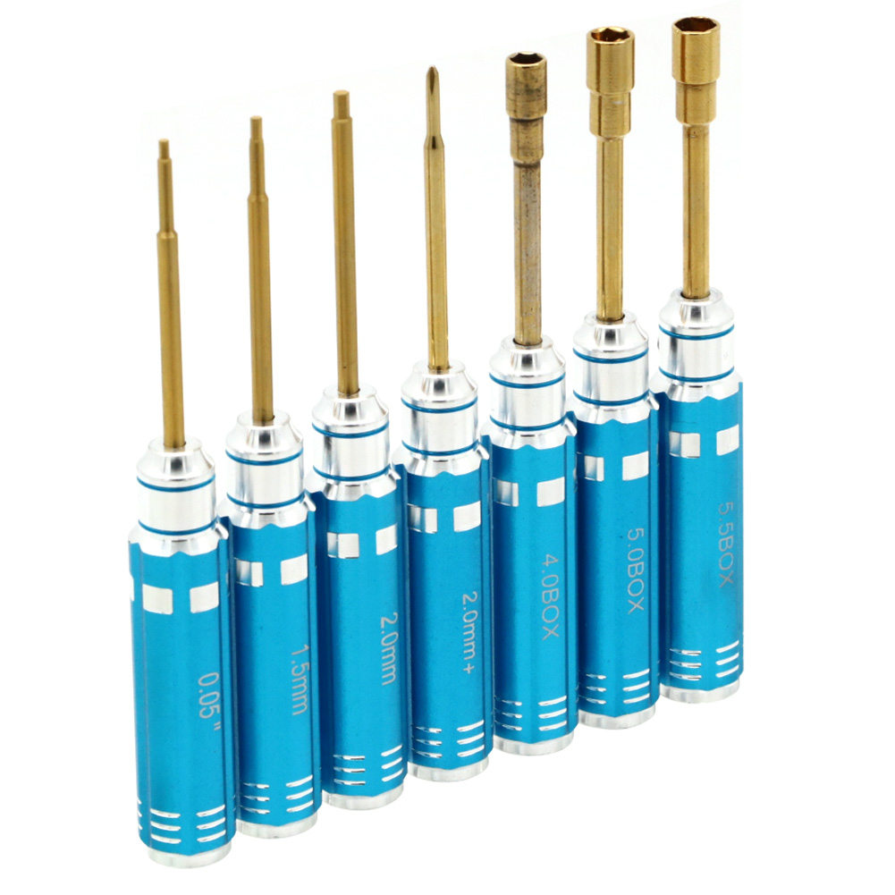 7 pçs alça curta rc hex chave  - Rc Hobby Electric Screwdriver avaliação e preço