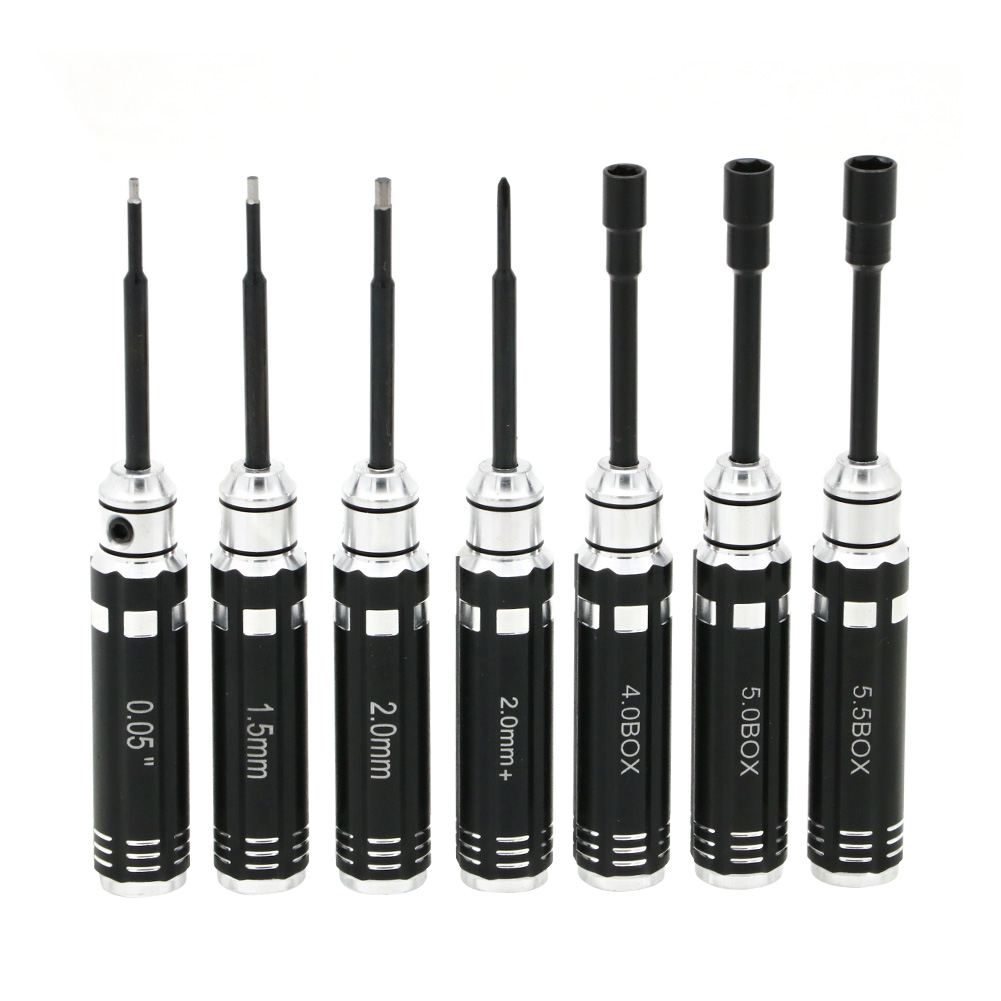 7 pçs alça curta rc hex chave  - Rc Hobby Electric Screwdriver avaliação e preço