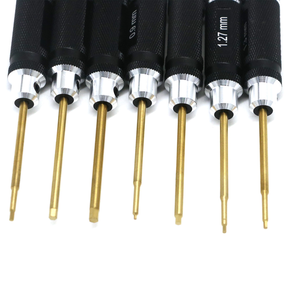 7 pçs chapeamento de titânio m - Rc Hobby Electric Screwdriver avaliação e preço