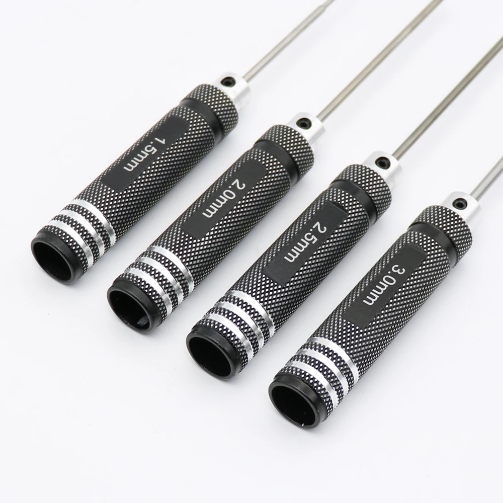 4 PCS 1.5/2/2.5/3.0mm Preto He - Rc Hobby Electric Screwdriver avaliação e preço