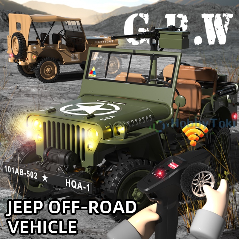 1/14 eua 2.4g 4wd rc jeep carr - Rc Jeep Hobby avaliação e preço