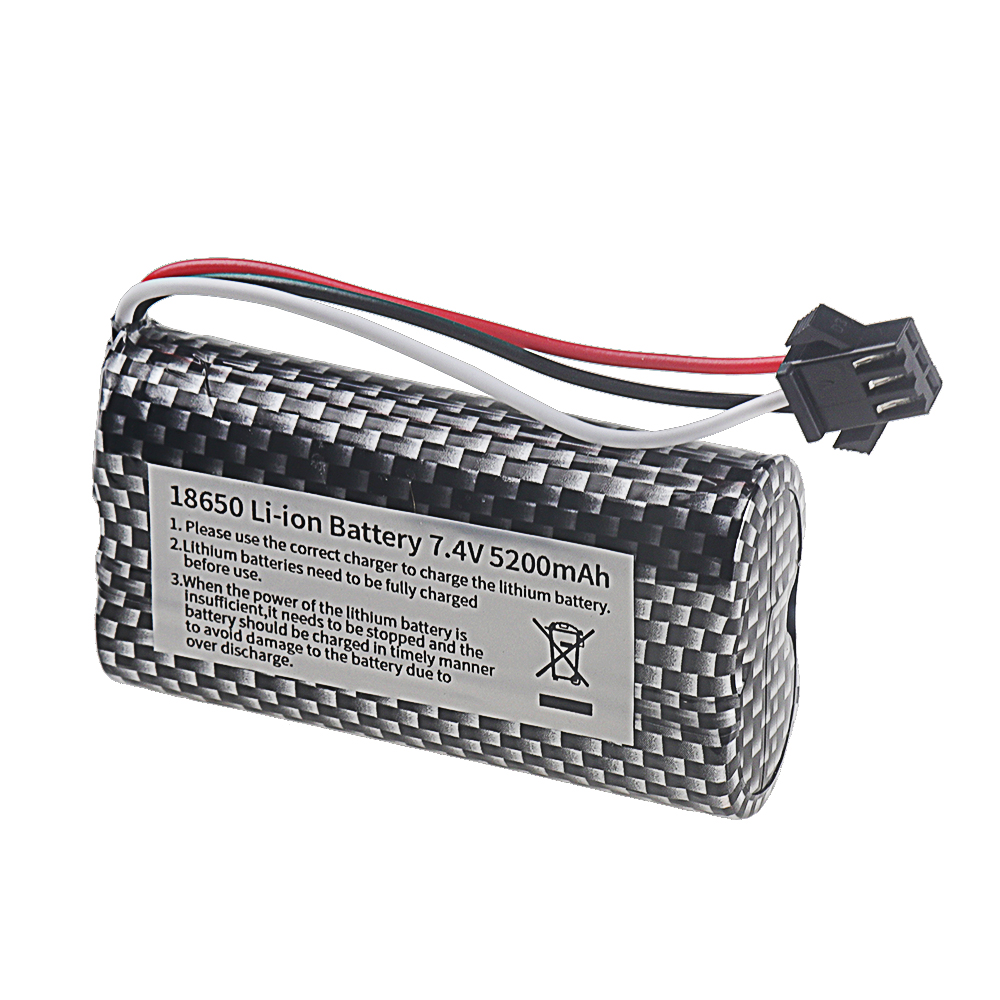 18650 li-ion 7.4v 5200mah bate - Rc Hobby Rc avaliação e preço