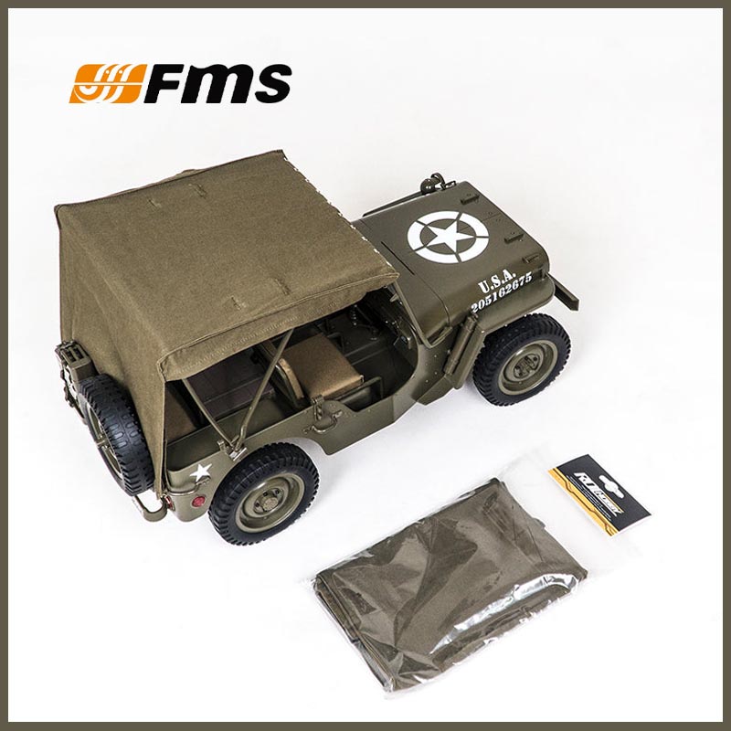 Teto de Lona FMS 1/12 C1167 pa - Rc Jeep Hobby avaliação e preço